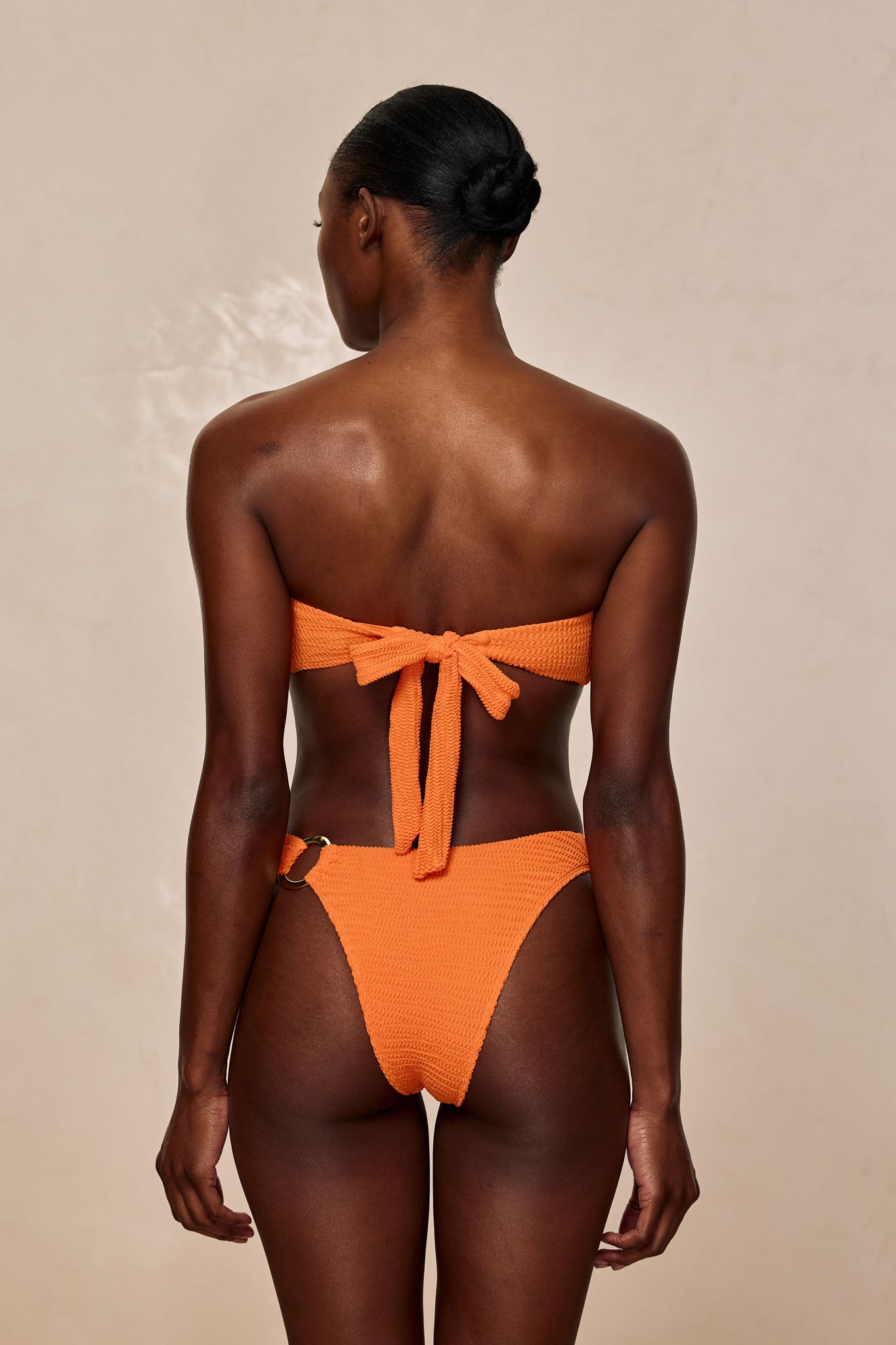 Bronte Bottom - Tangerine Crinkle