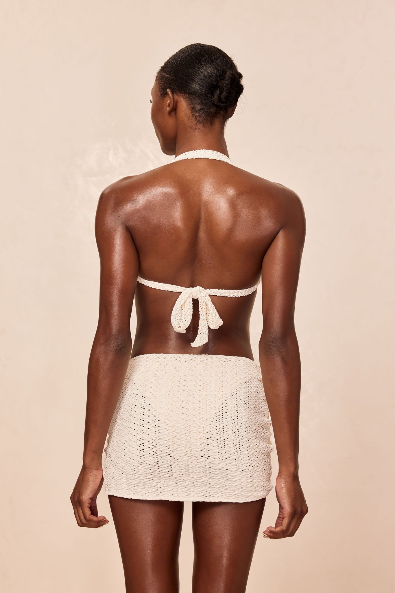 Jamaica Sarong - Ivory Crochet