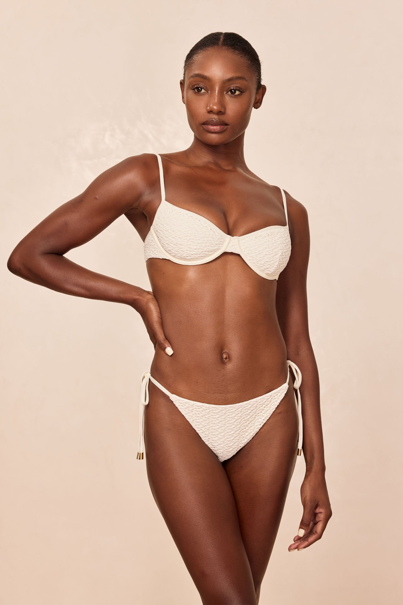 Capri Top - Ivory Crochet