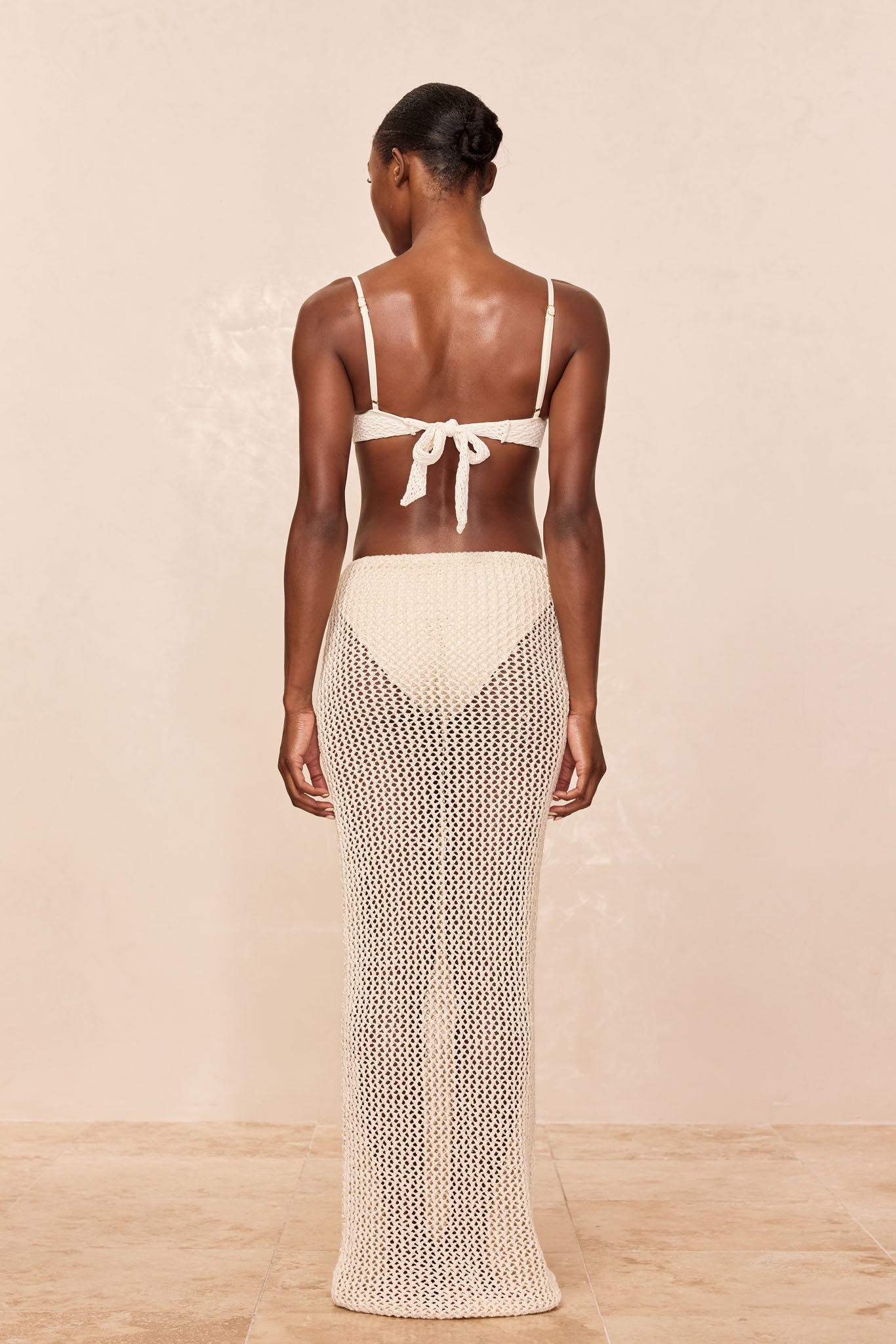 Fontelina Skirt - Ivory Petit Crochet