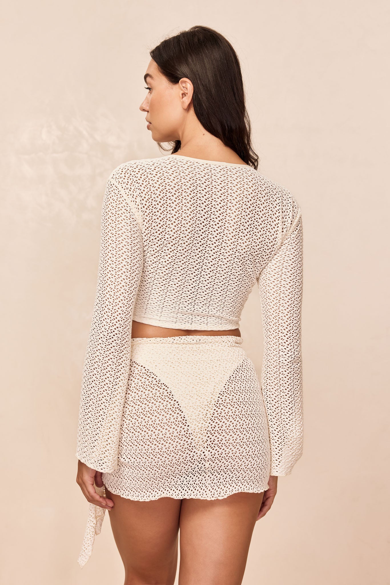 St. Barth's Top - Ivory Crochet