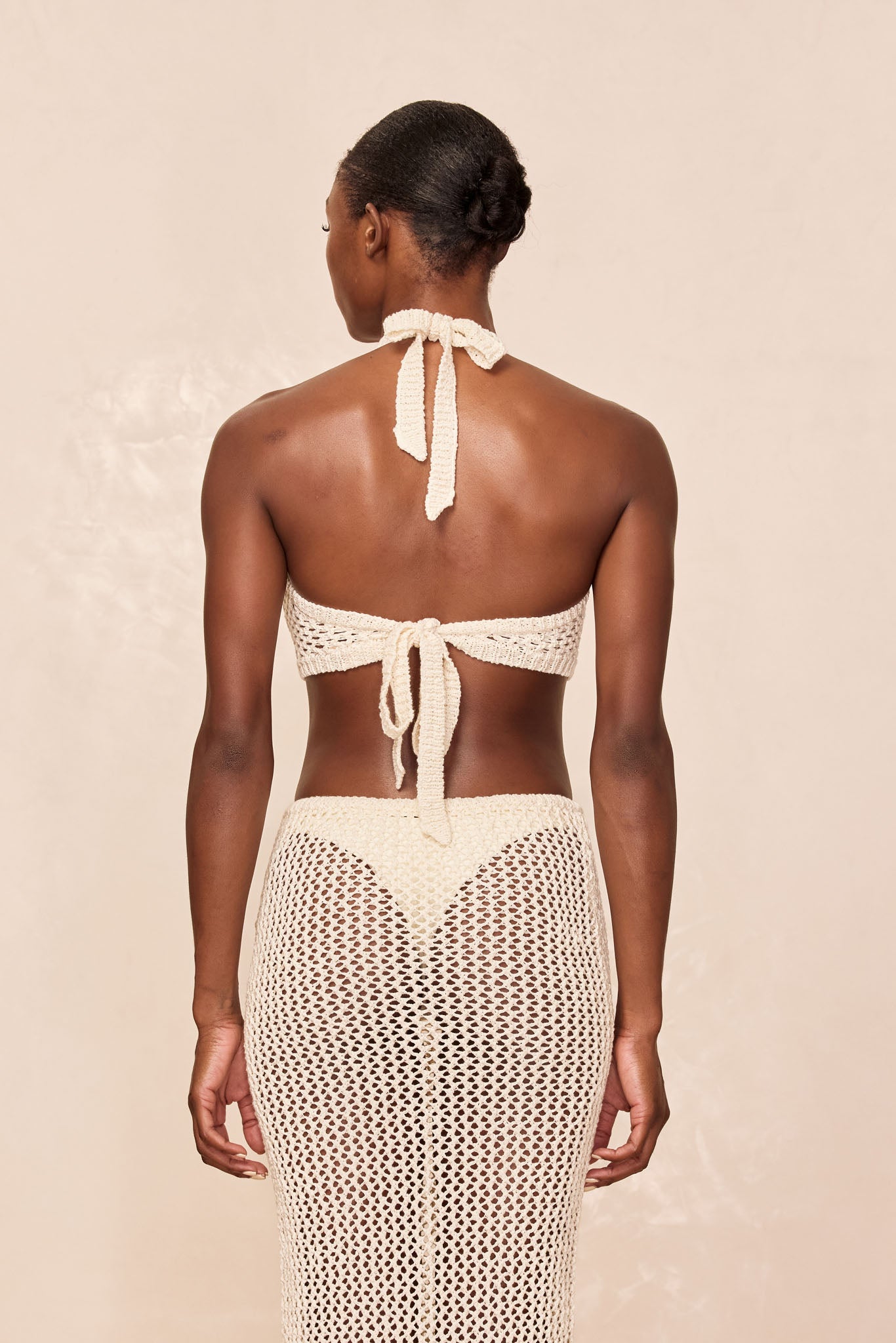 Napoli Top - Ivory Chunky Crochet