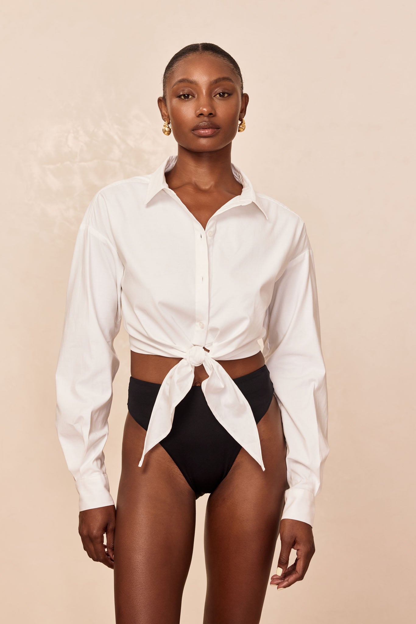 La Jolla Tie Shirt - White