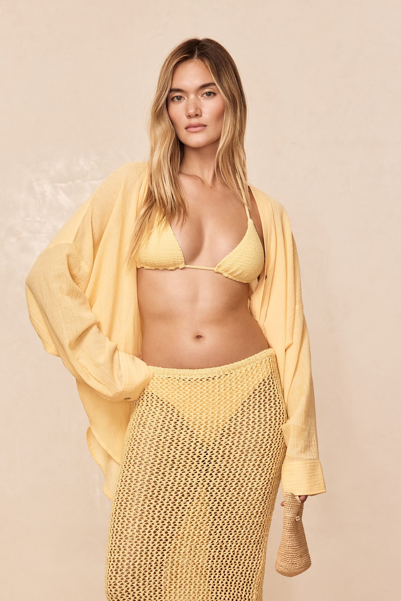 Barcelona Tunic - Honey Crinkle