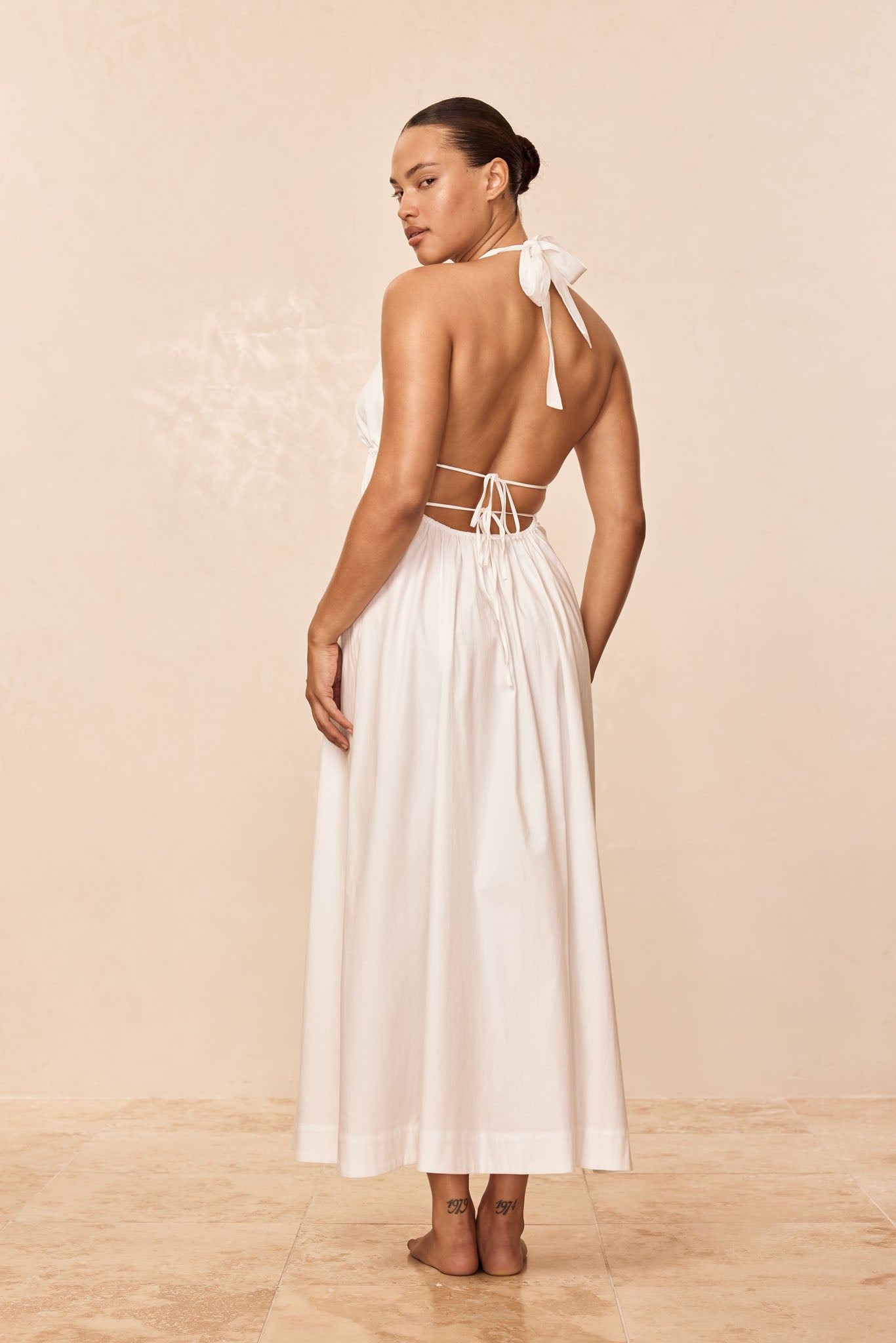 Santa Cruz Dress - White