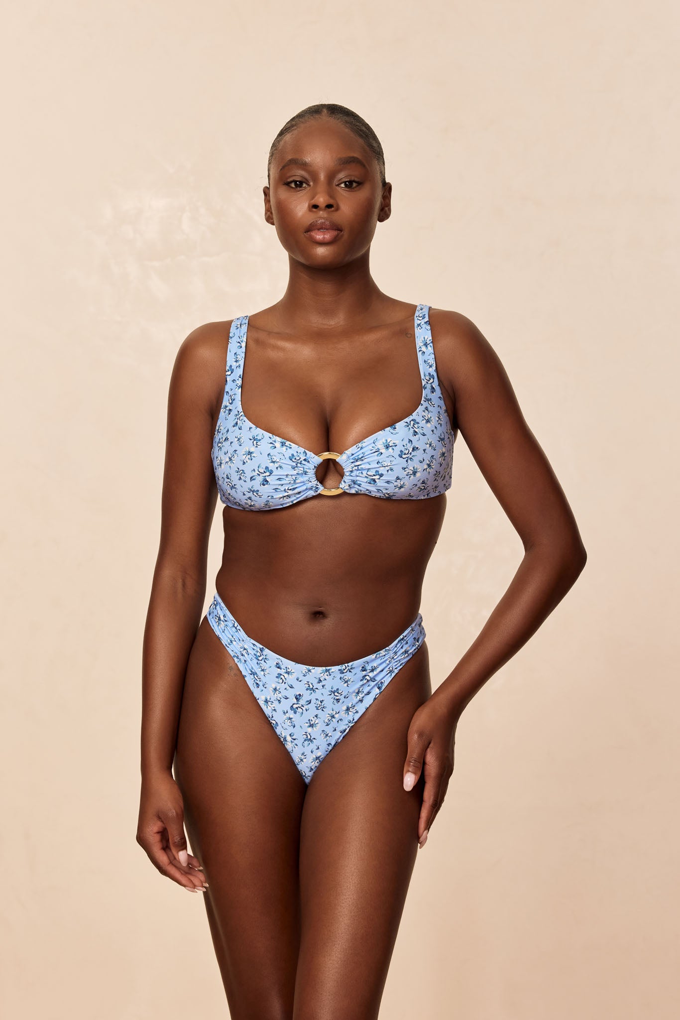 Clovelly High Leg Bottom - Isola Floral