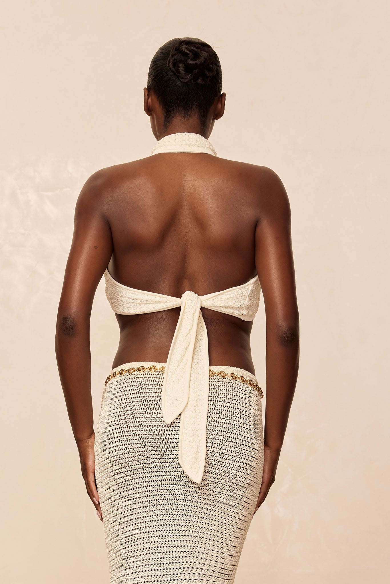 Ramatuelle Top - Ivory Lace Crochet