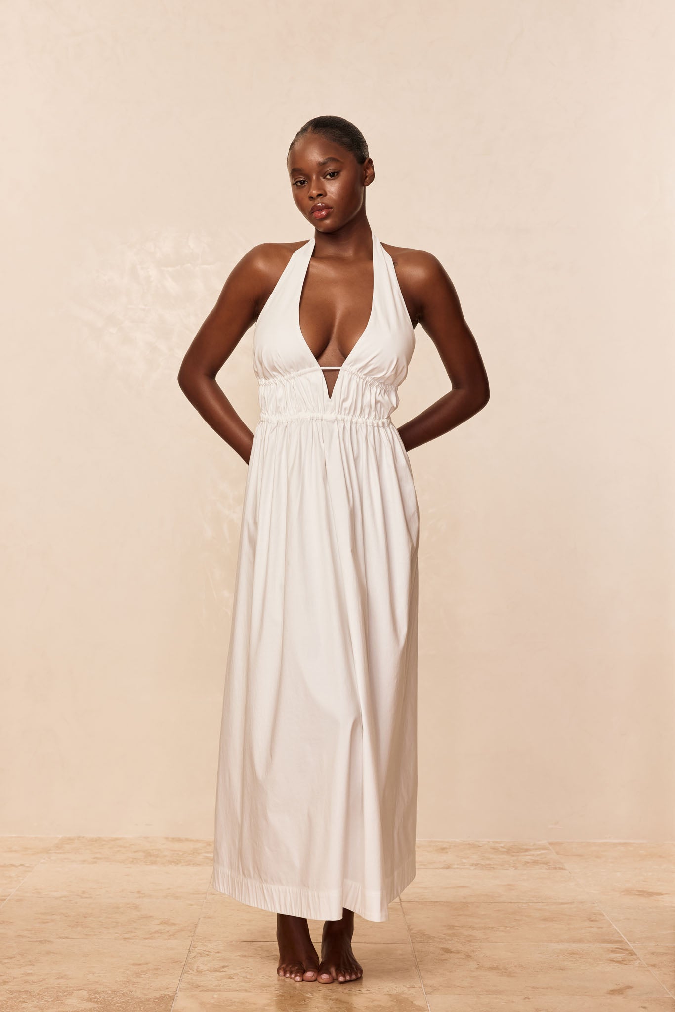Santa Cruz Dress - White