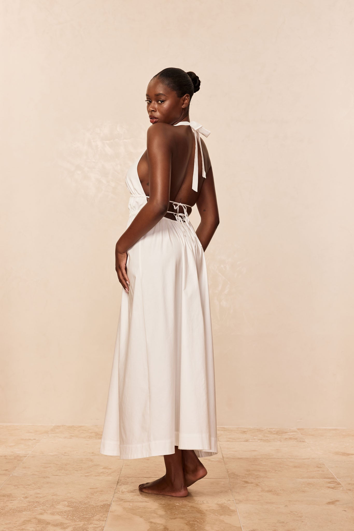 Santa Cruz Dress - White