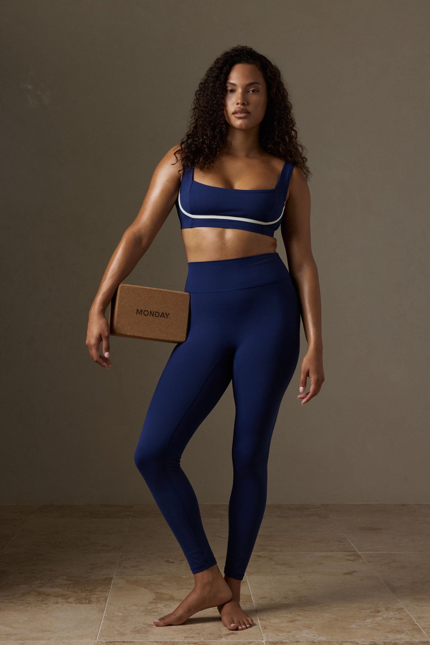 Zion Bra - Midnight/Ivory Jersey