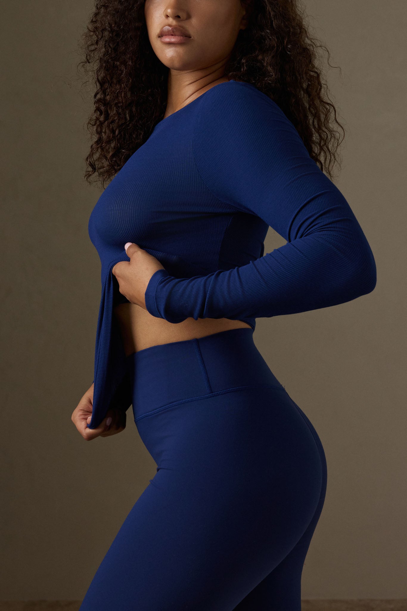 Paddington Long Sleeve - Midnight Lightweight Rib