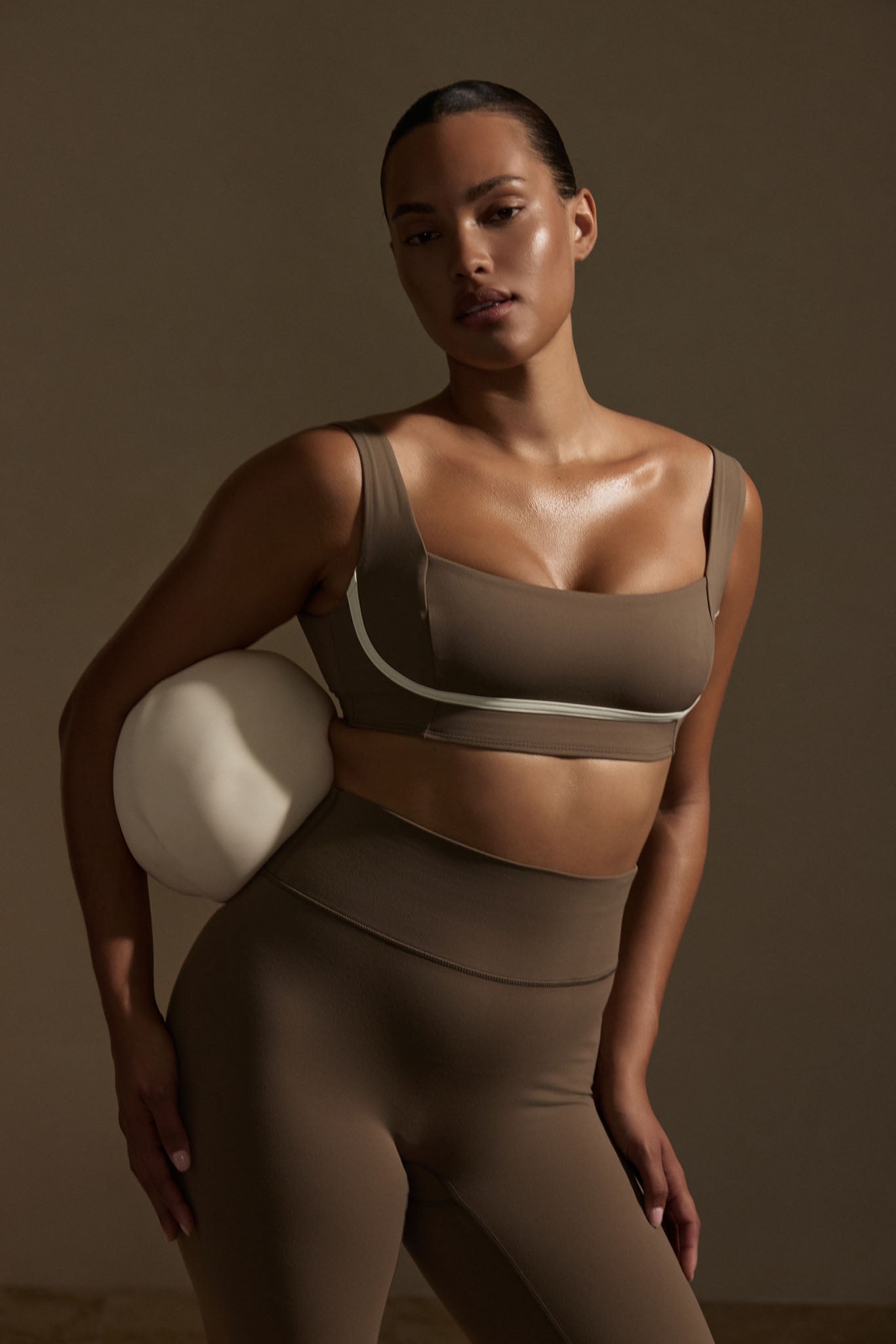 Zion Bra - Stone/Ivory Jersey