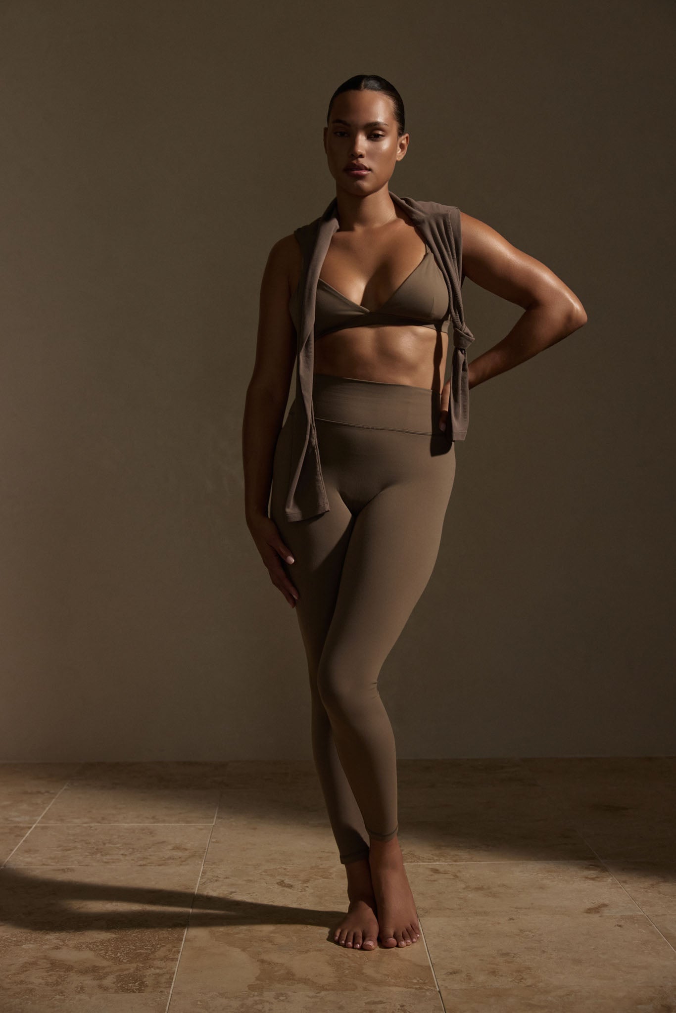 Acadia Legging - Stone Jersey