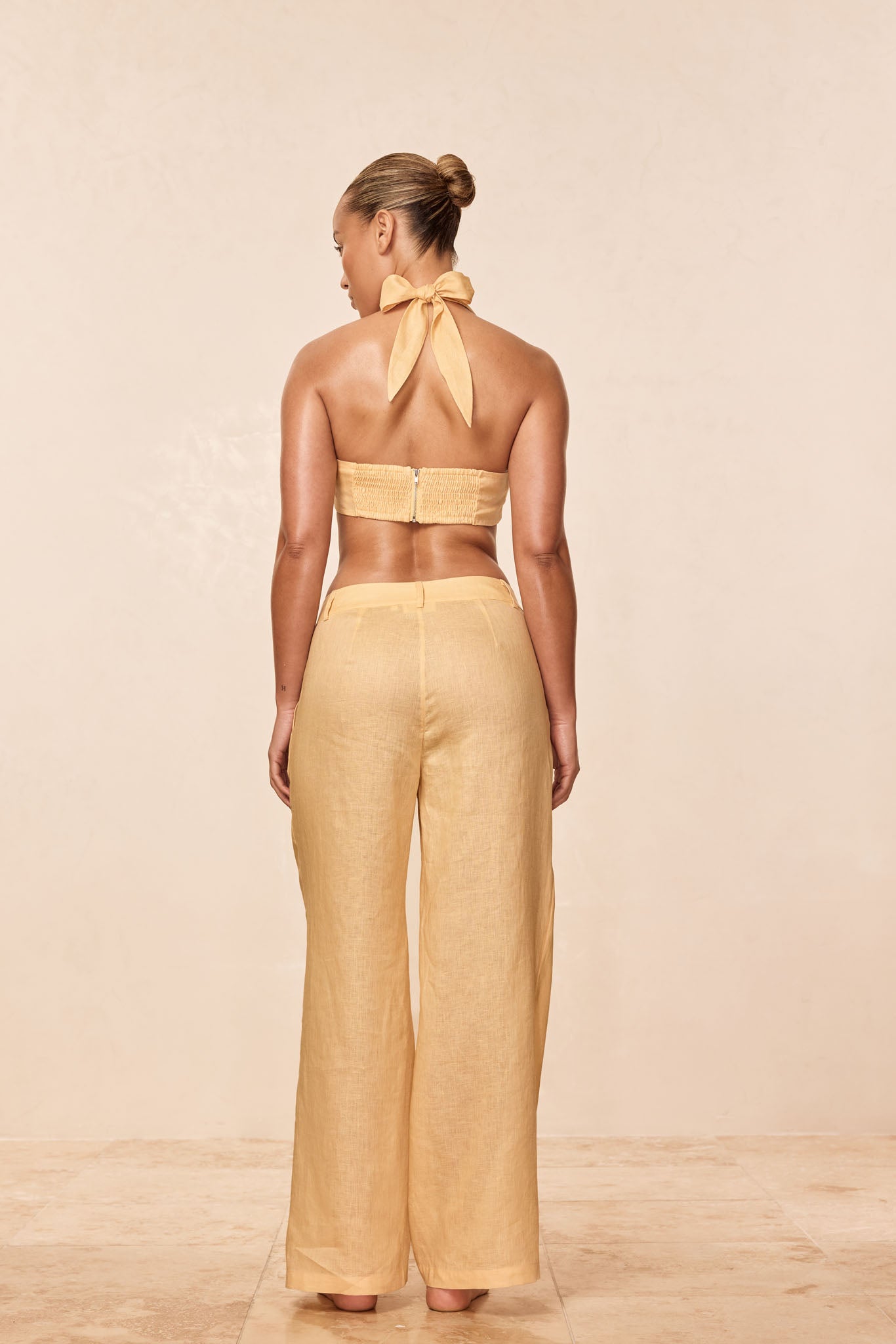 Casablanca Pants - Raffia Linen