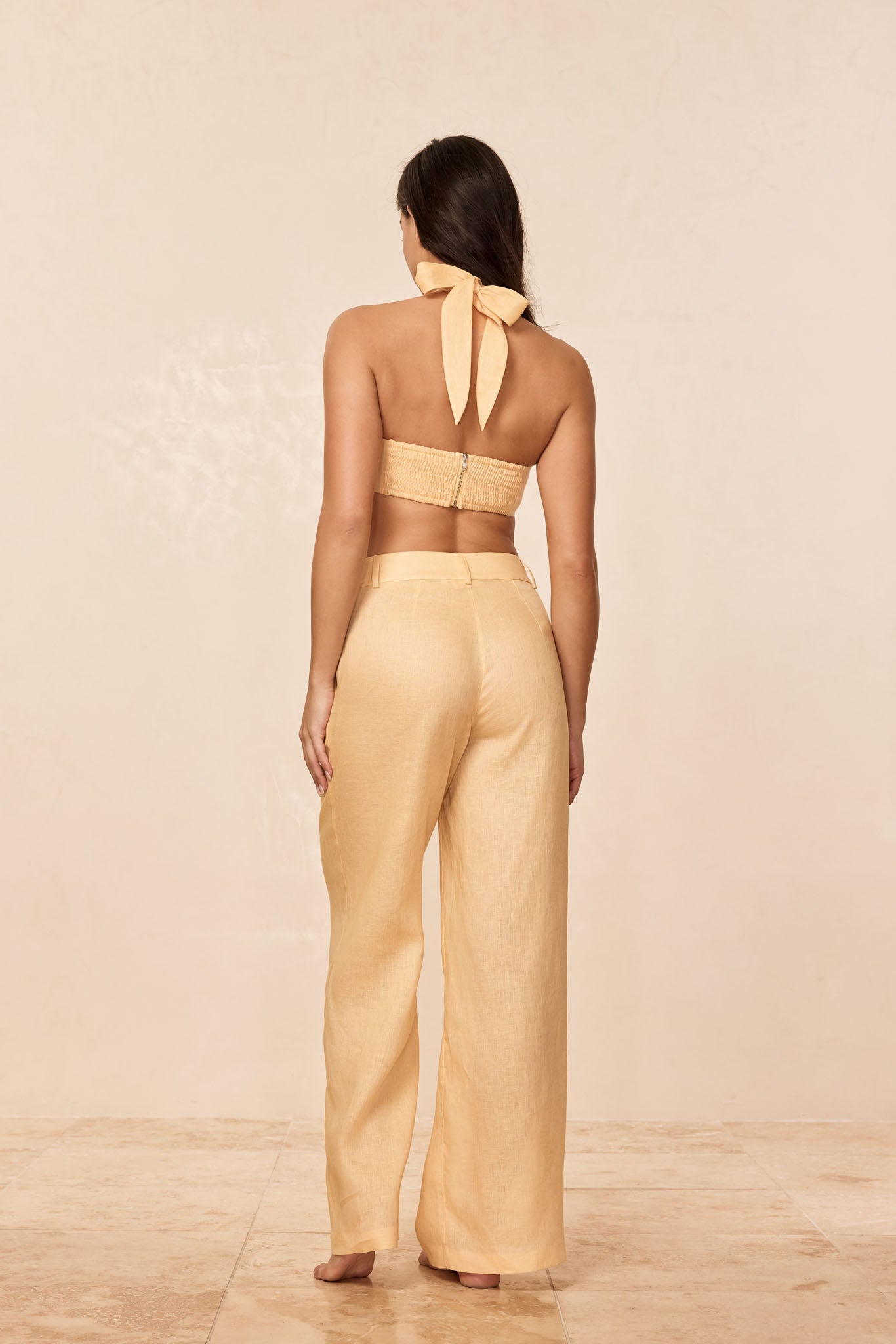 Casablanca Pants - Raffia Linen