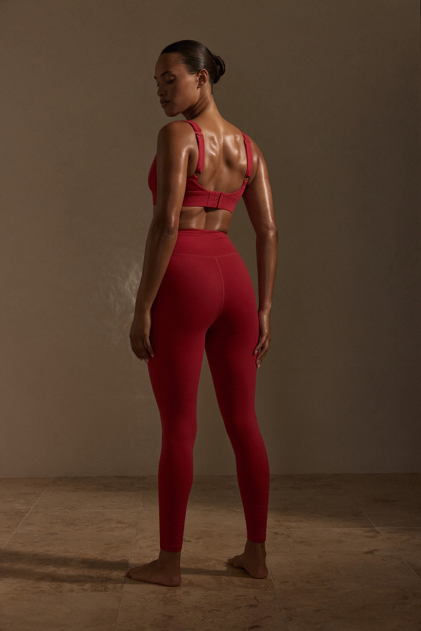 Acadia Legging Long - Cherry
