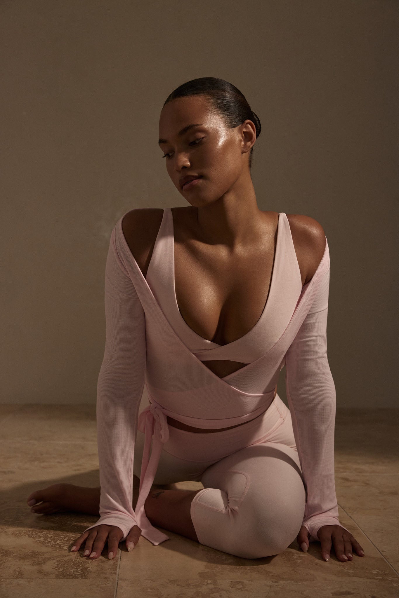 Yosemite Top - Powder Pink Lightweight Rib