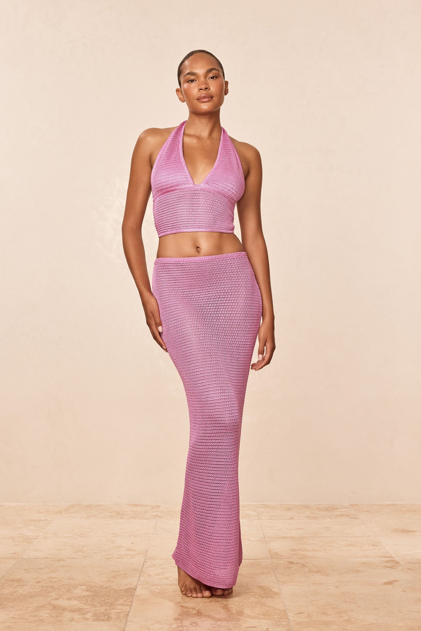 Fontelina Skirt - Moonlight Treble Knit