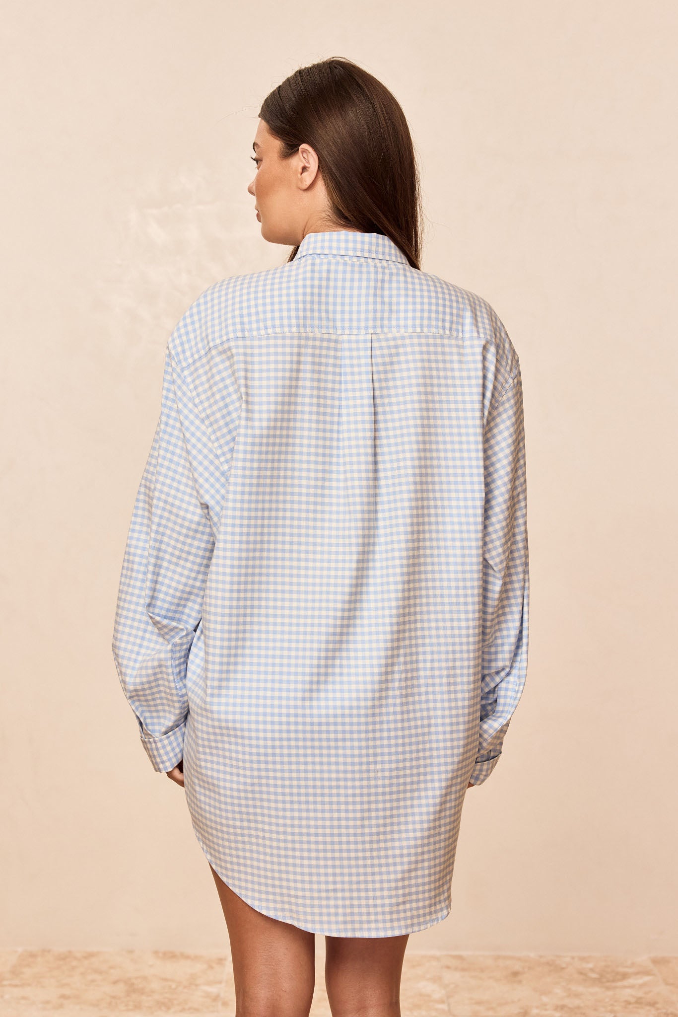 La Jolla Shirt - Sky Gingham