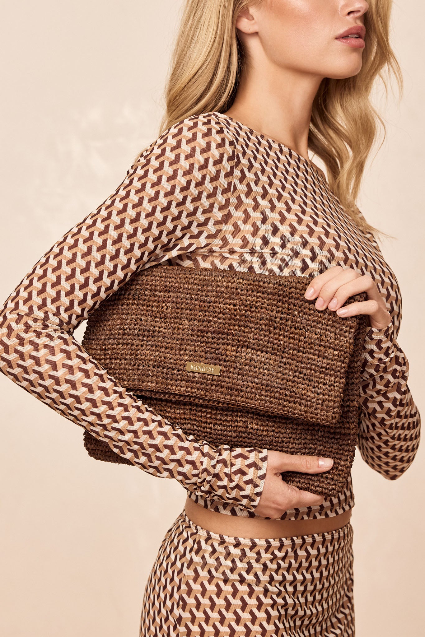 Cannes Clutch - Espresso