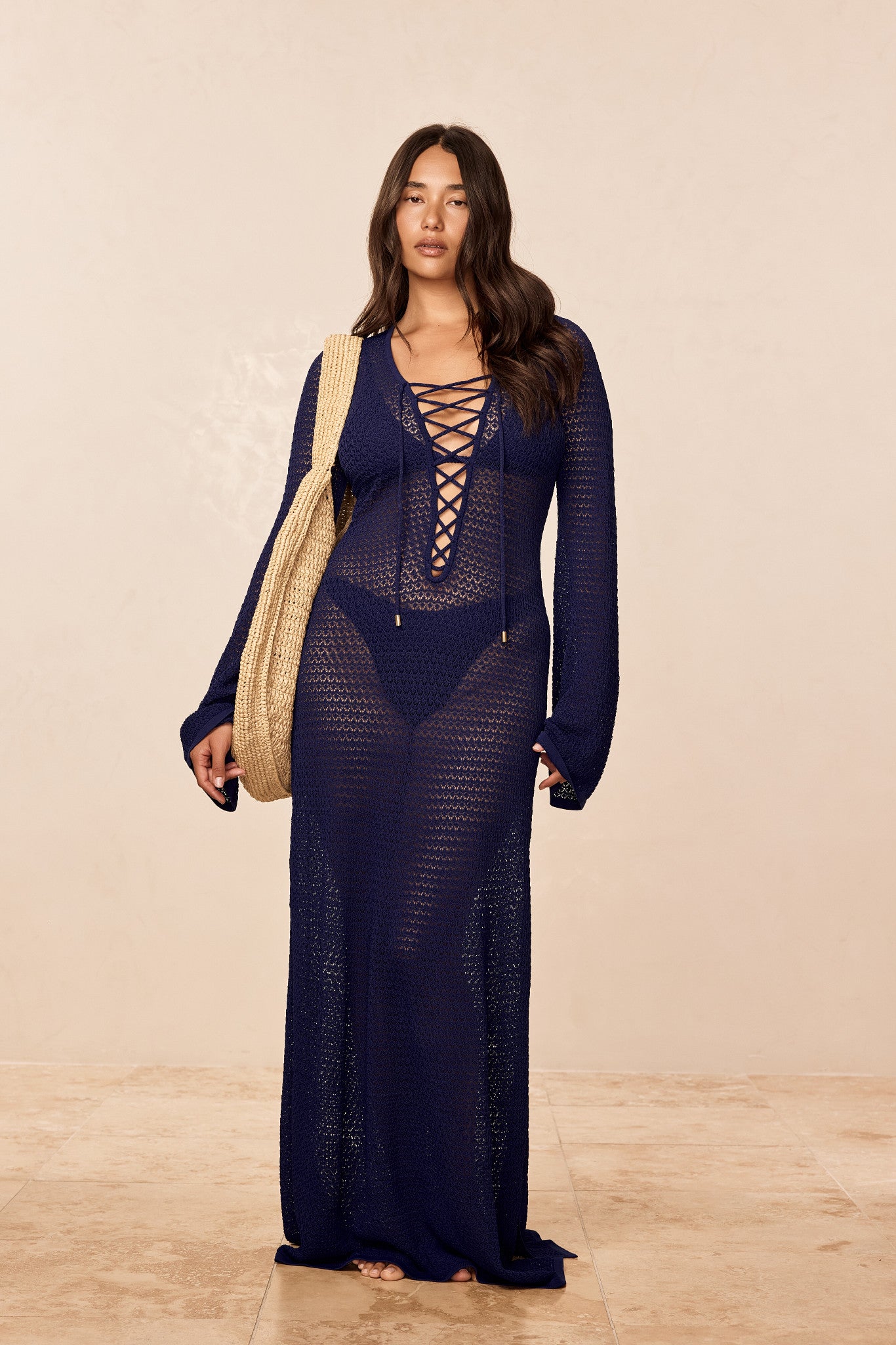 Corossol Dress - Midnight Lace Crochet