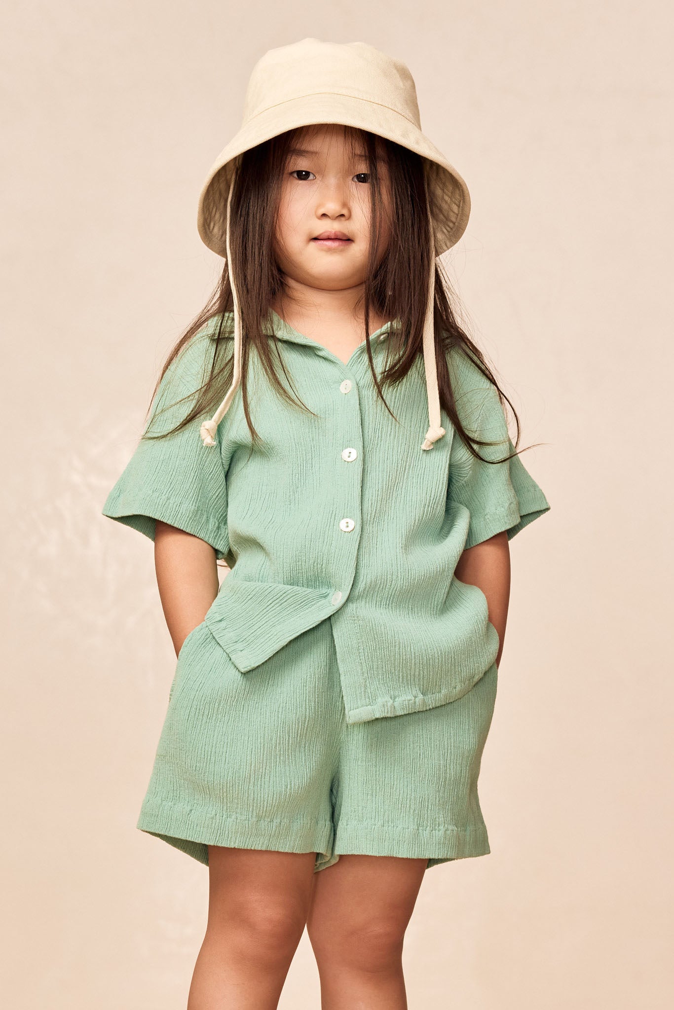 Tuscany Short Kids - Pond Crinkle