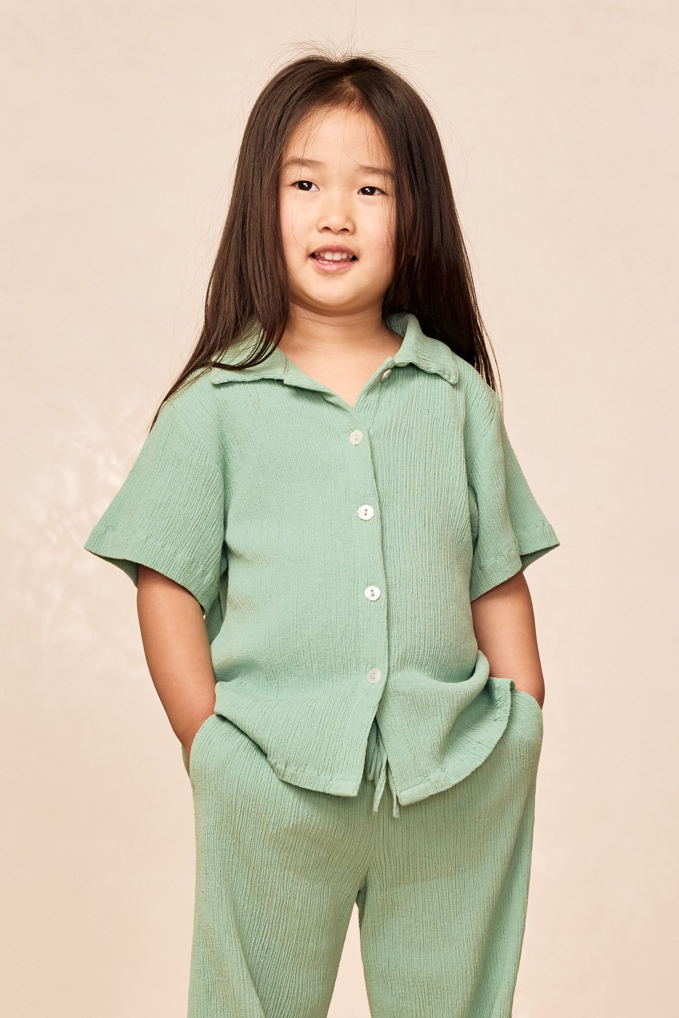 Pacific Beach Shirt Kids - Pond Crinkle
