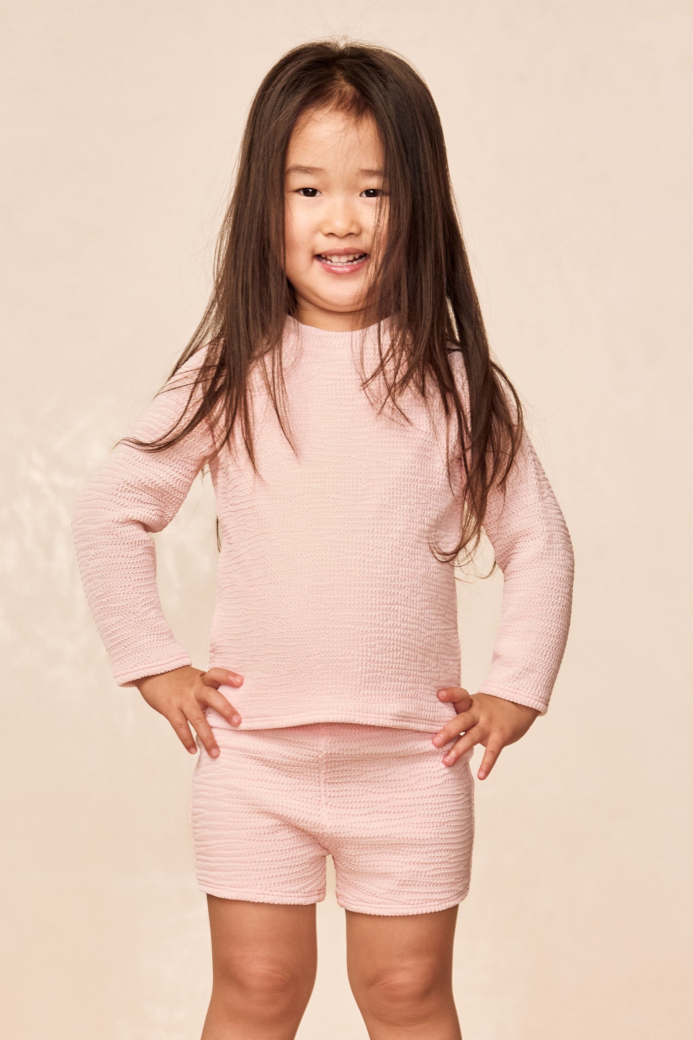 Santa Cruz Shorts Kids - Powder Pink Crinkle