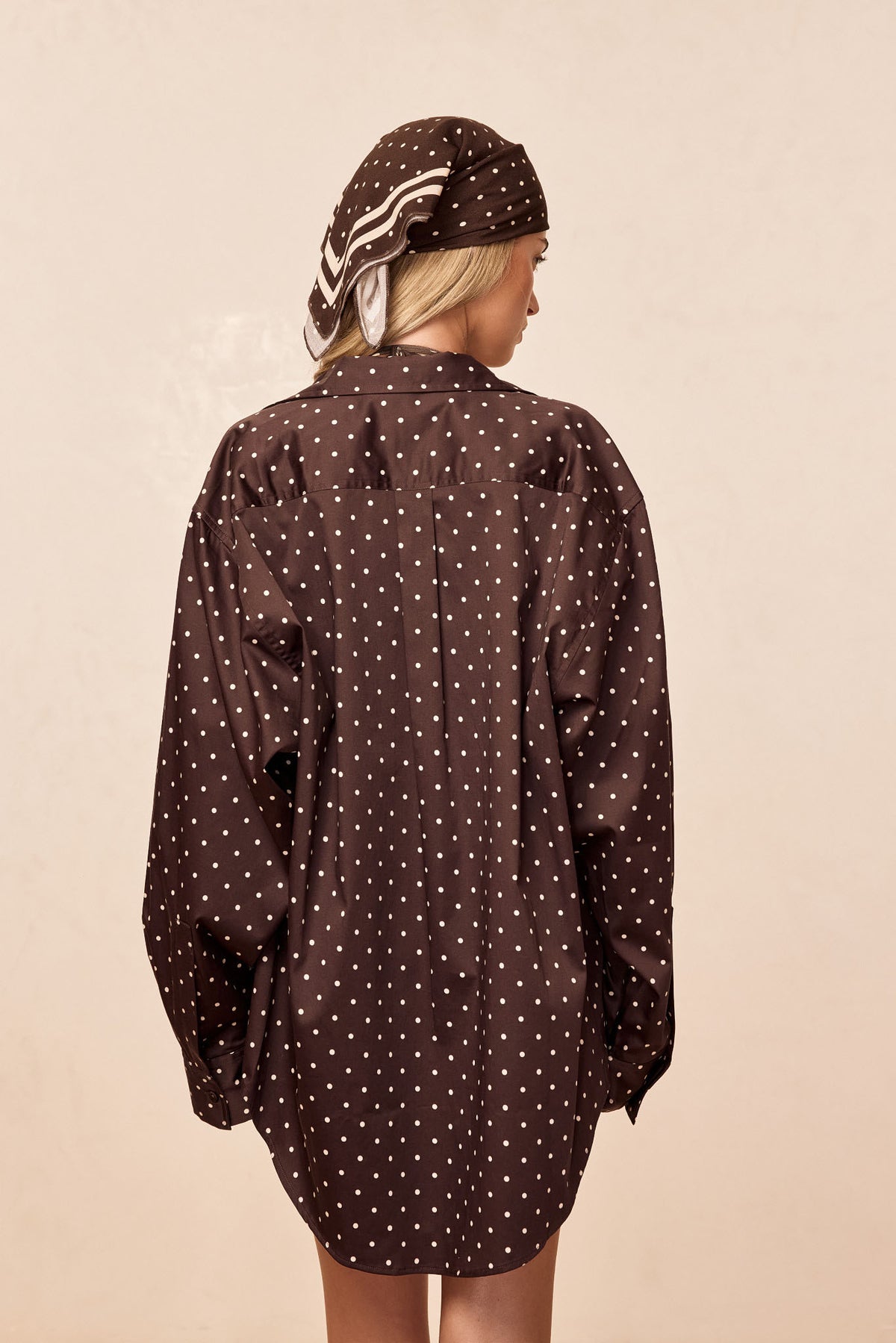 La Jolla Shirt - Espresso Dot