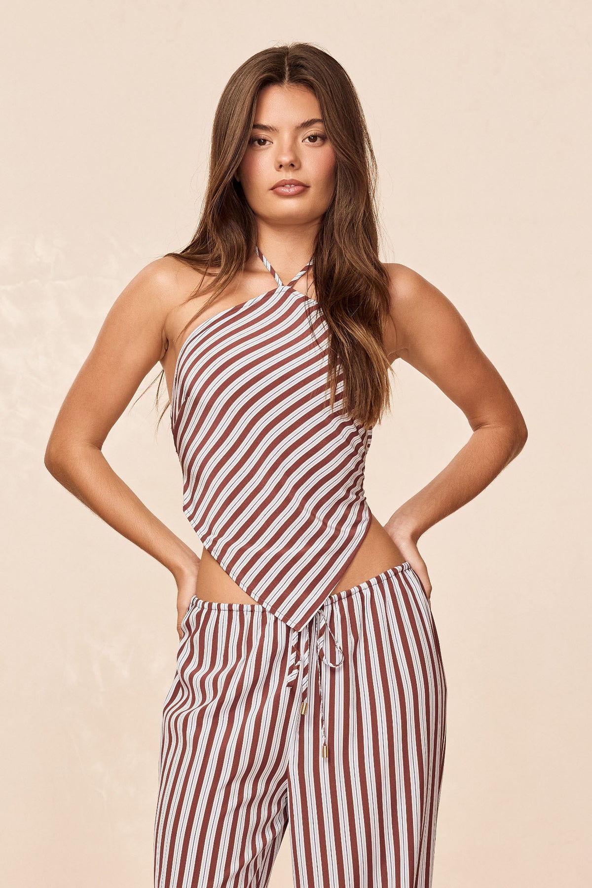 Prato Top - Milano Stripe Silk