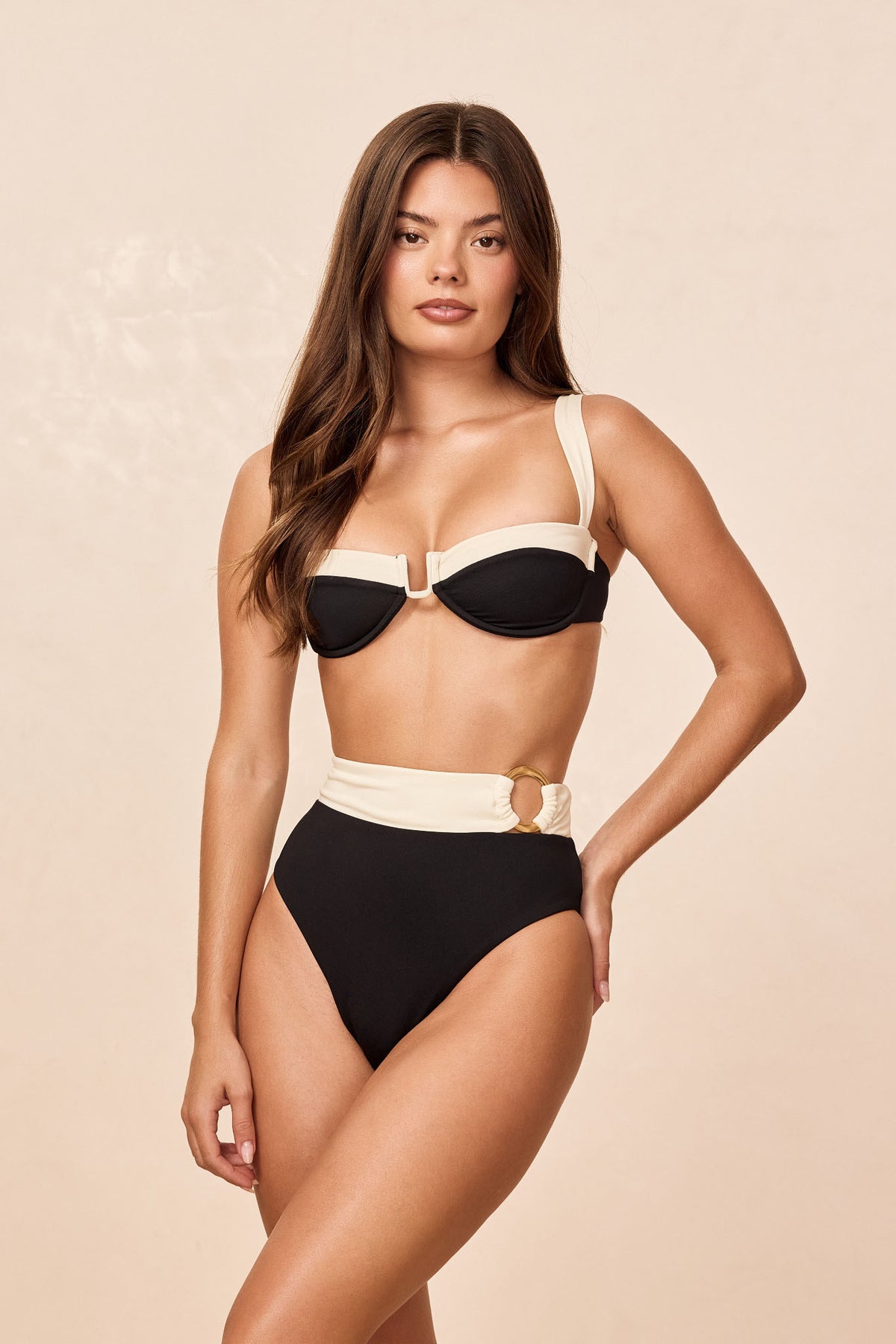 Costa Rica Bottom - Black/Ivory