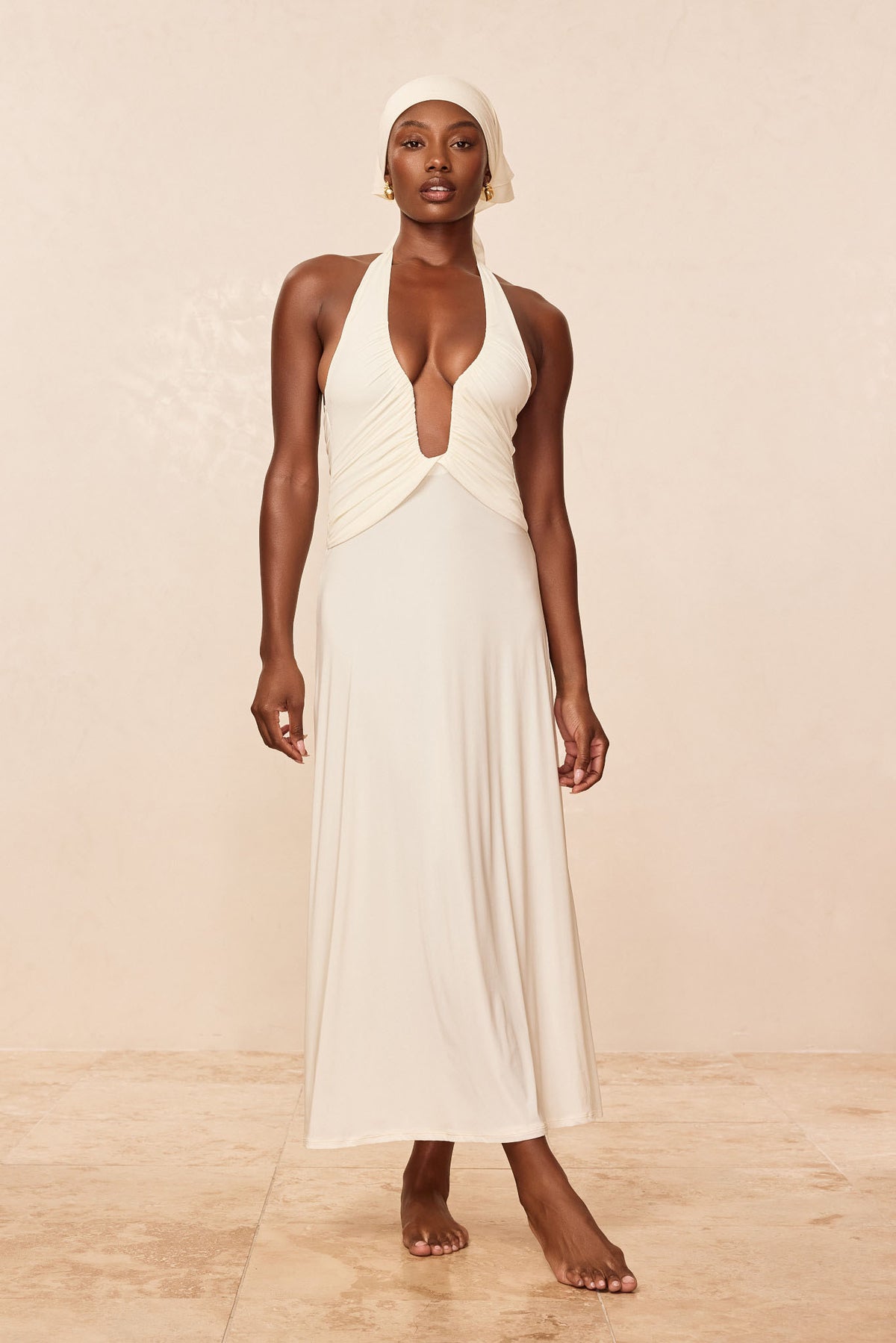 Croatia Midi Dress - Ivory