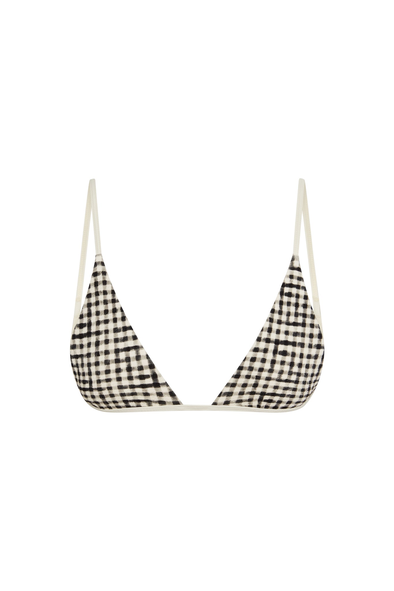 Barbados Top - Black Gingham