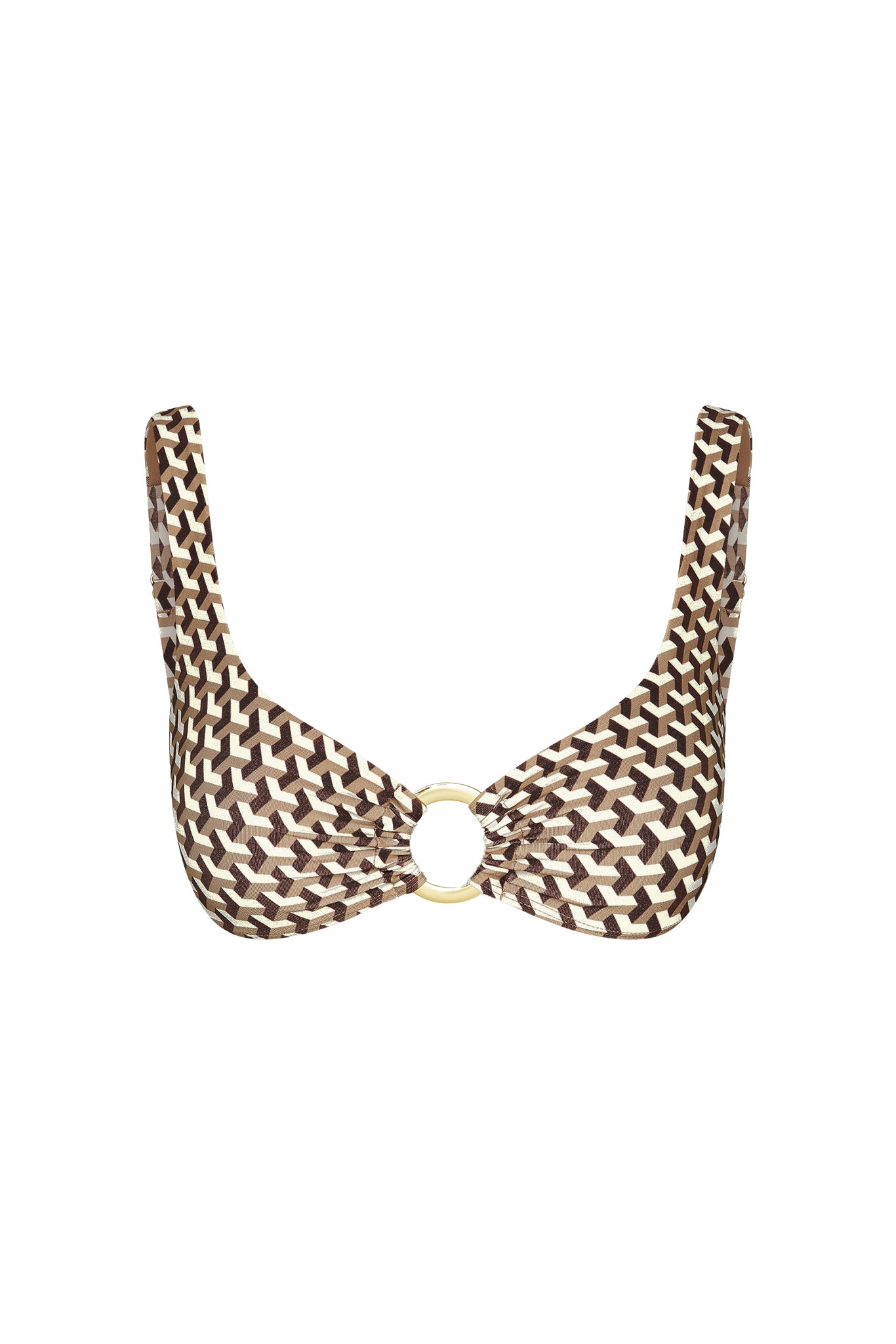 Barbuda Top - Husk Geo