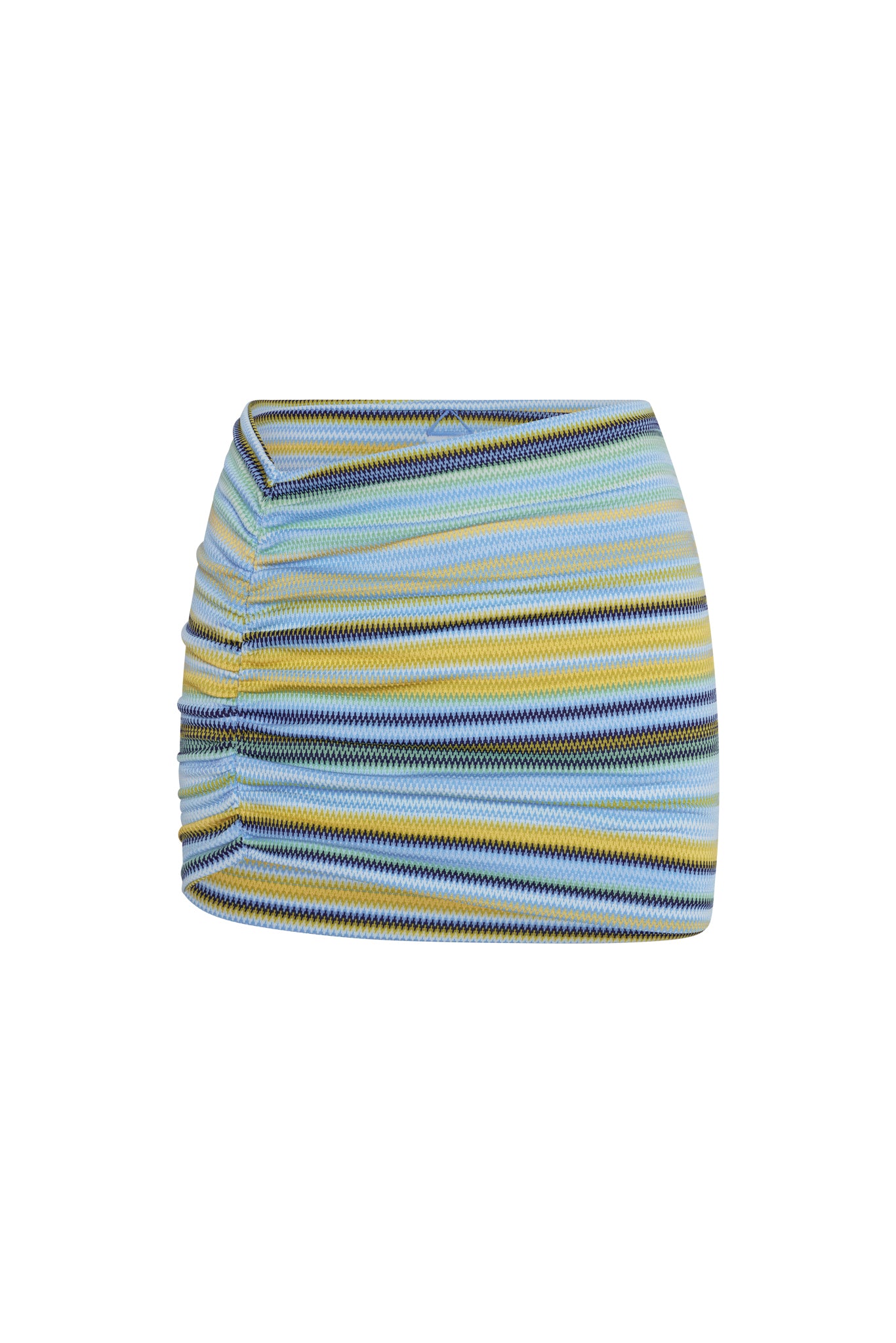 Bimini Skirt - Sardinia Stripe Azure
