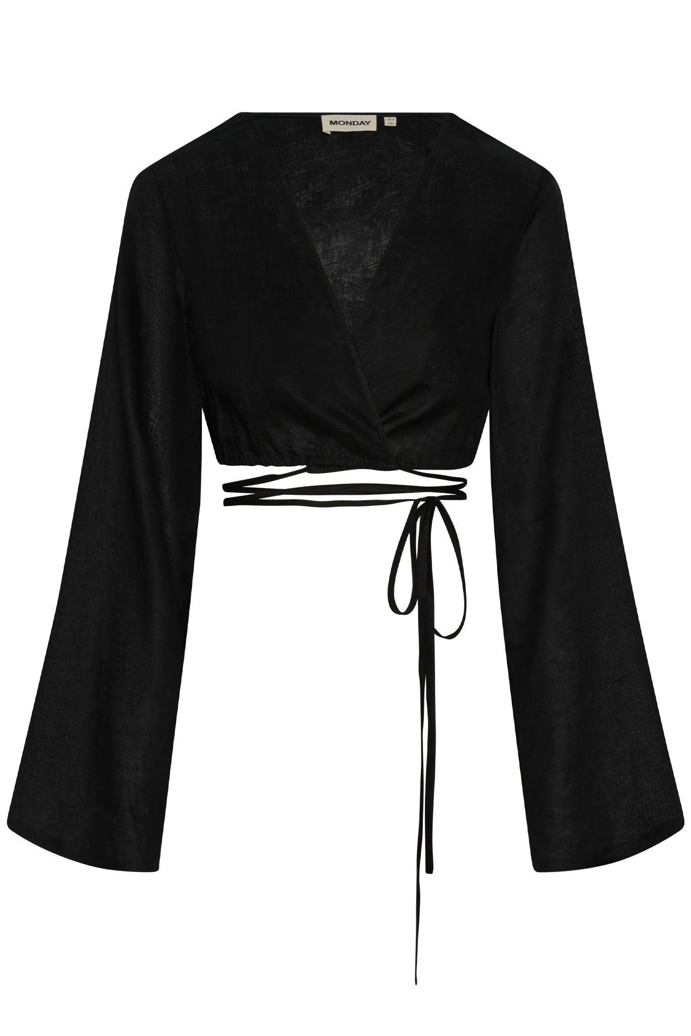 Azores Top - Black Linen