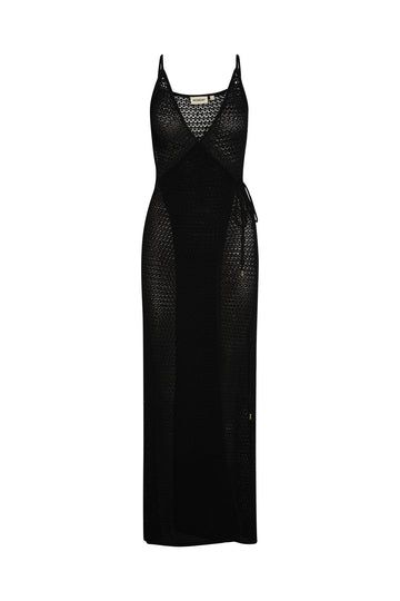 Levanzo Dress - Black Lace Crochet