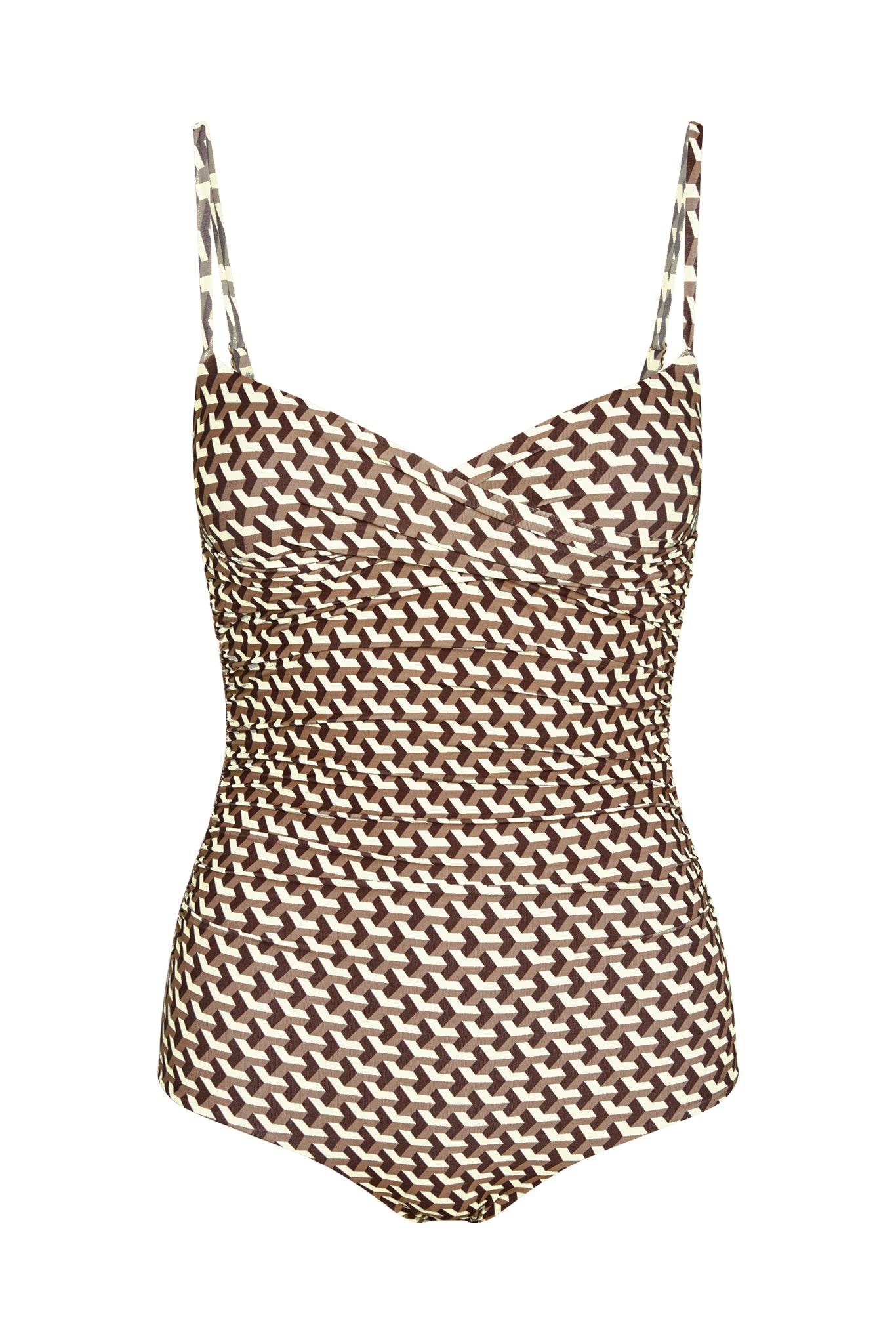 Bordeaux One Piece Full Coverage - Husk Geo