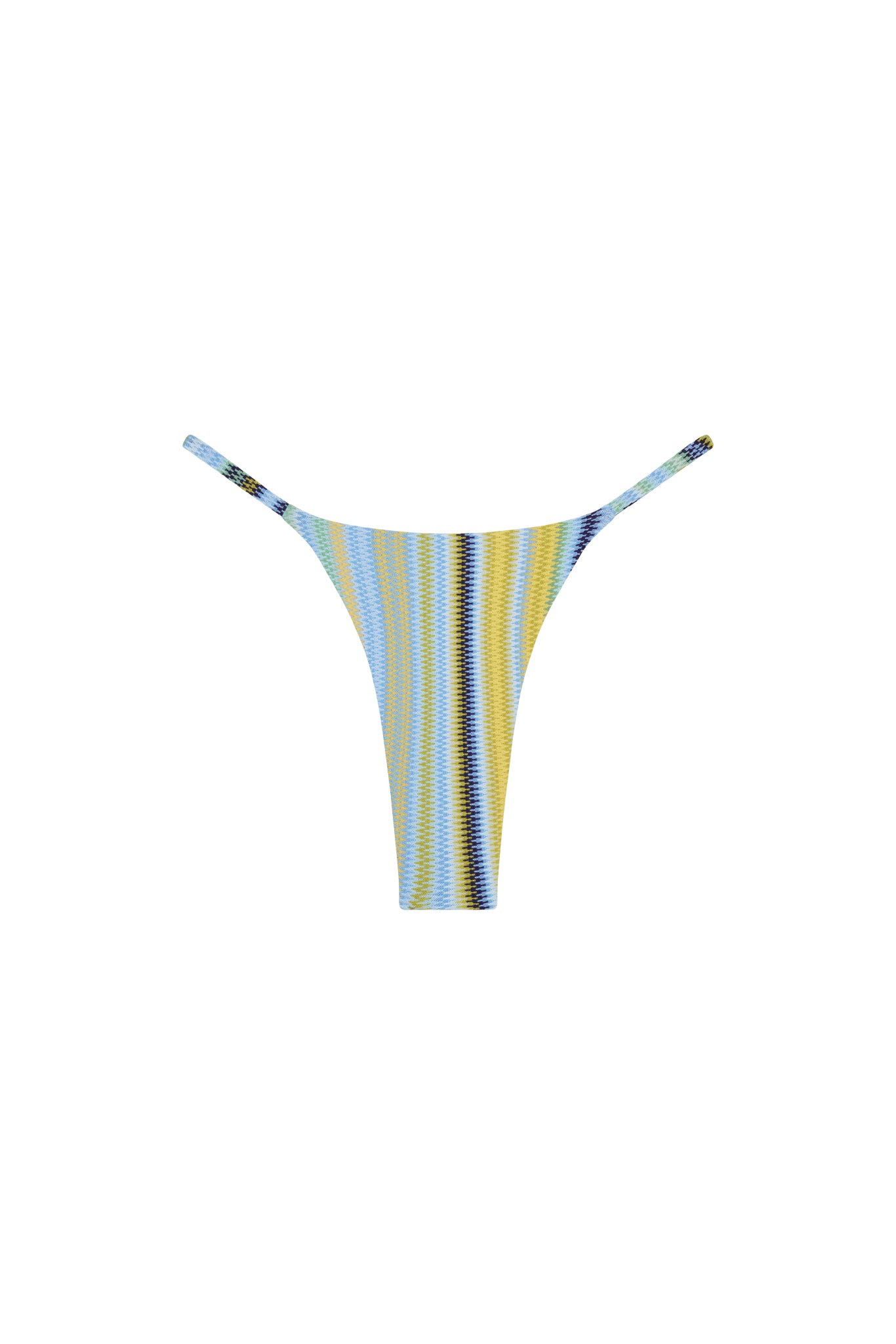Brazil Thong - Sardinia Stripe Azure