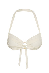 Bronte Top - Ivory w/ Pearl Ring