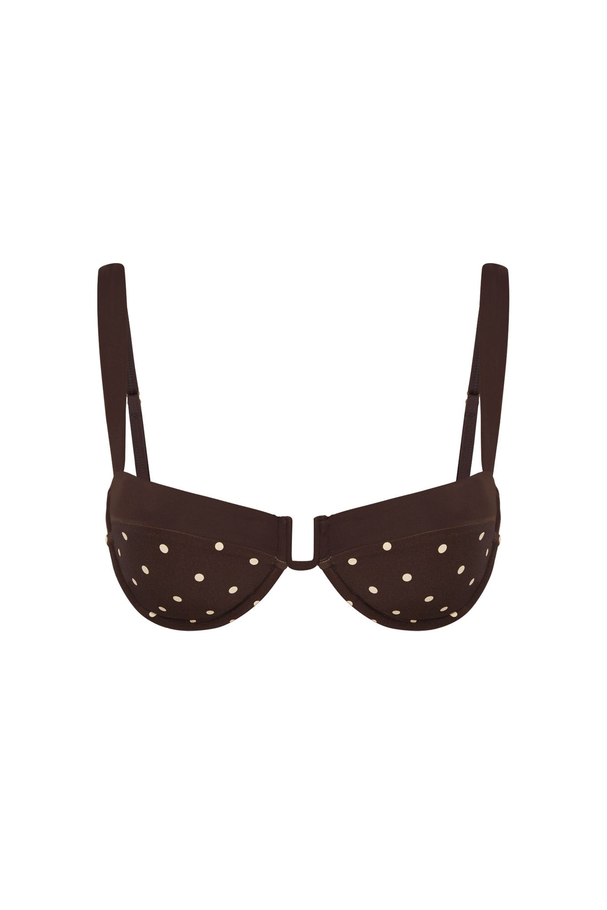 Cala Roja Top - Espresso Dot