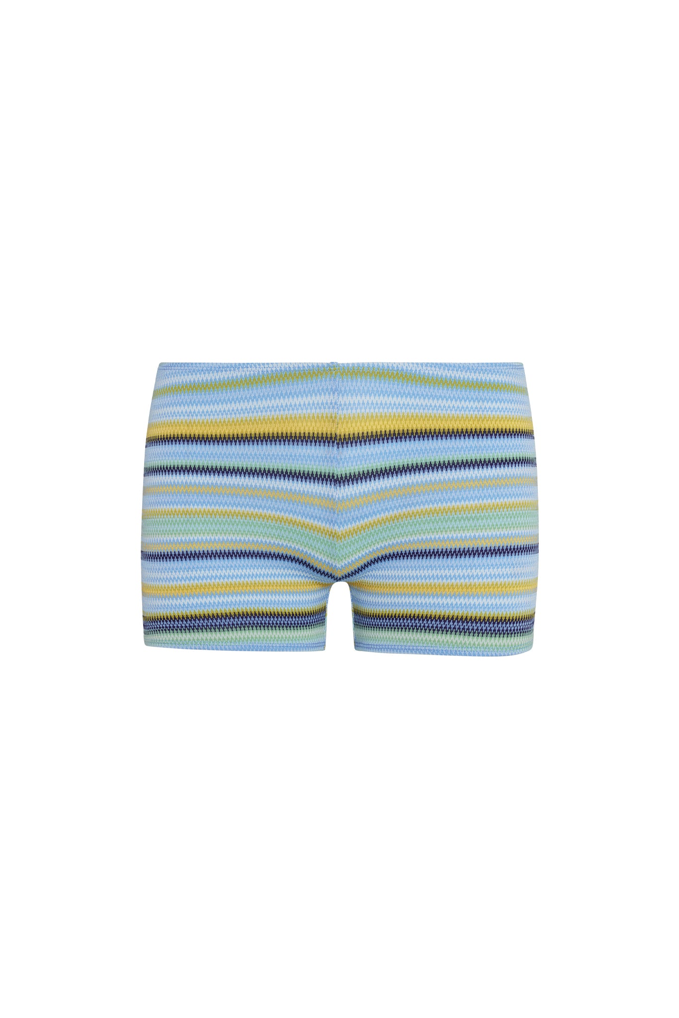 Cali Shorts - Sardinia Stripe Azure