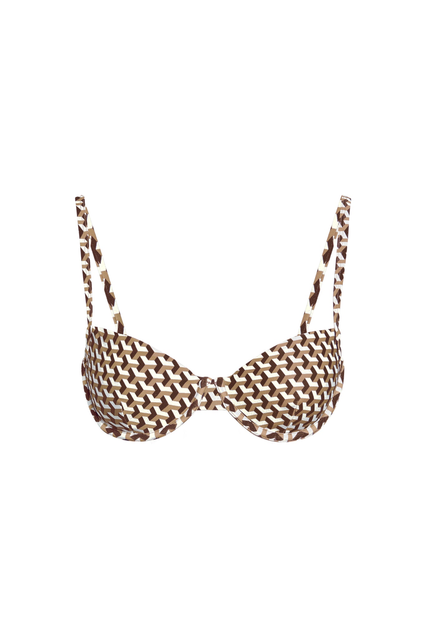 Capri Top - Husk Geo