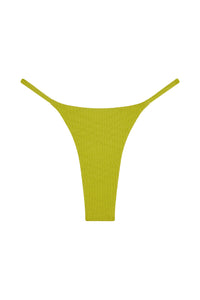 Brazil Thong - Chartreuse Summer Plaid