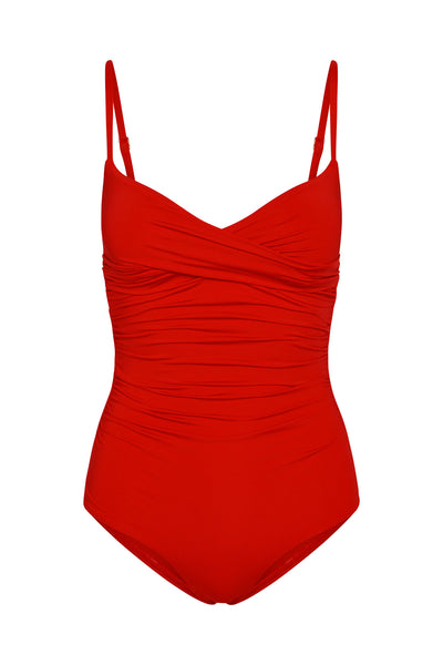 Bordeaux One Piece (Full Coverage) - Chili Pepper – Monday