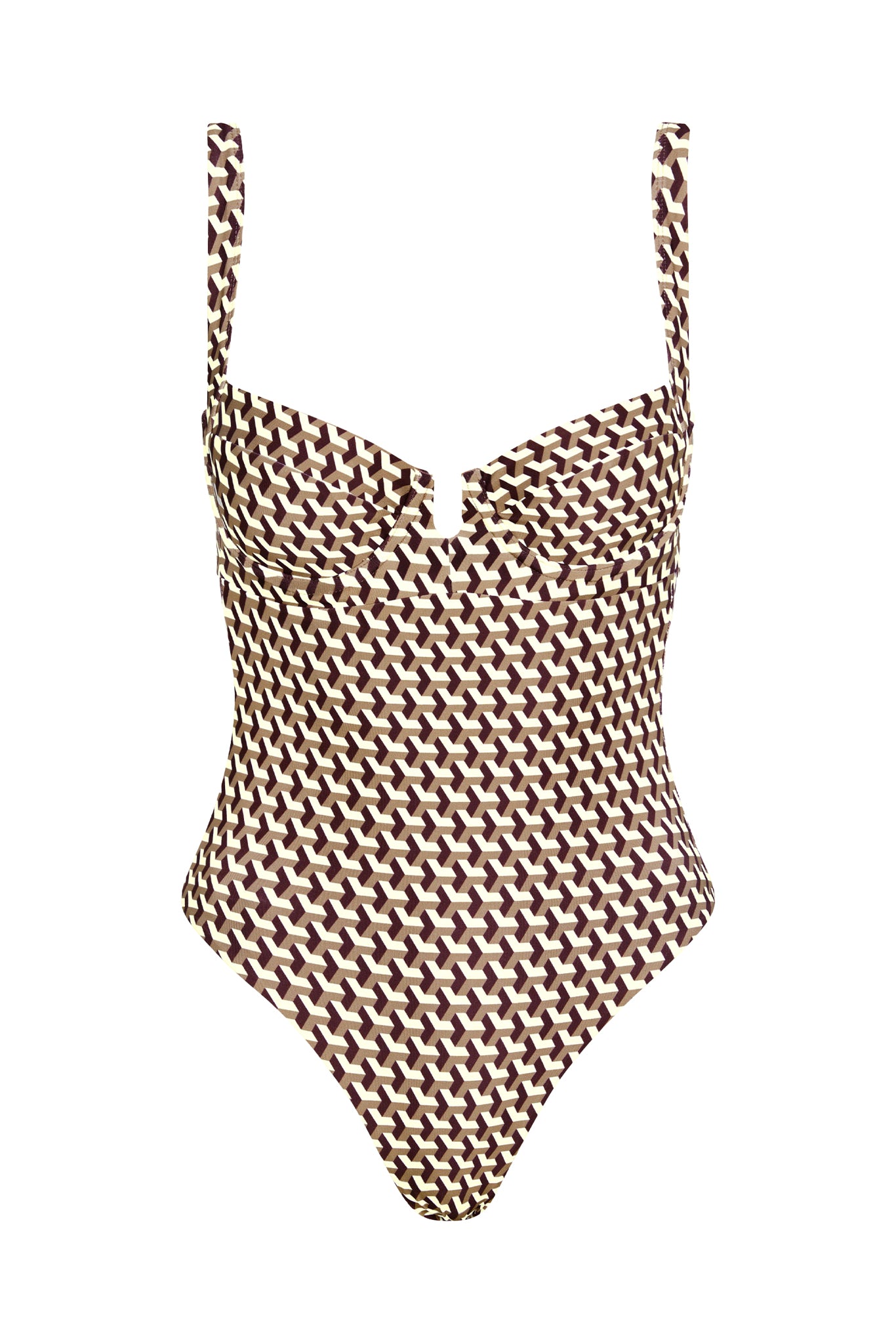 Clovelly One Piece - Husk Geo