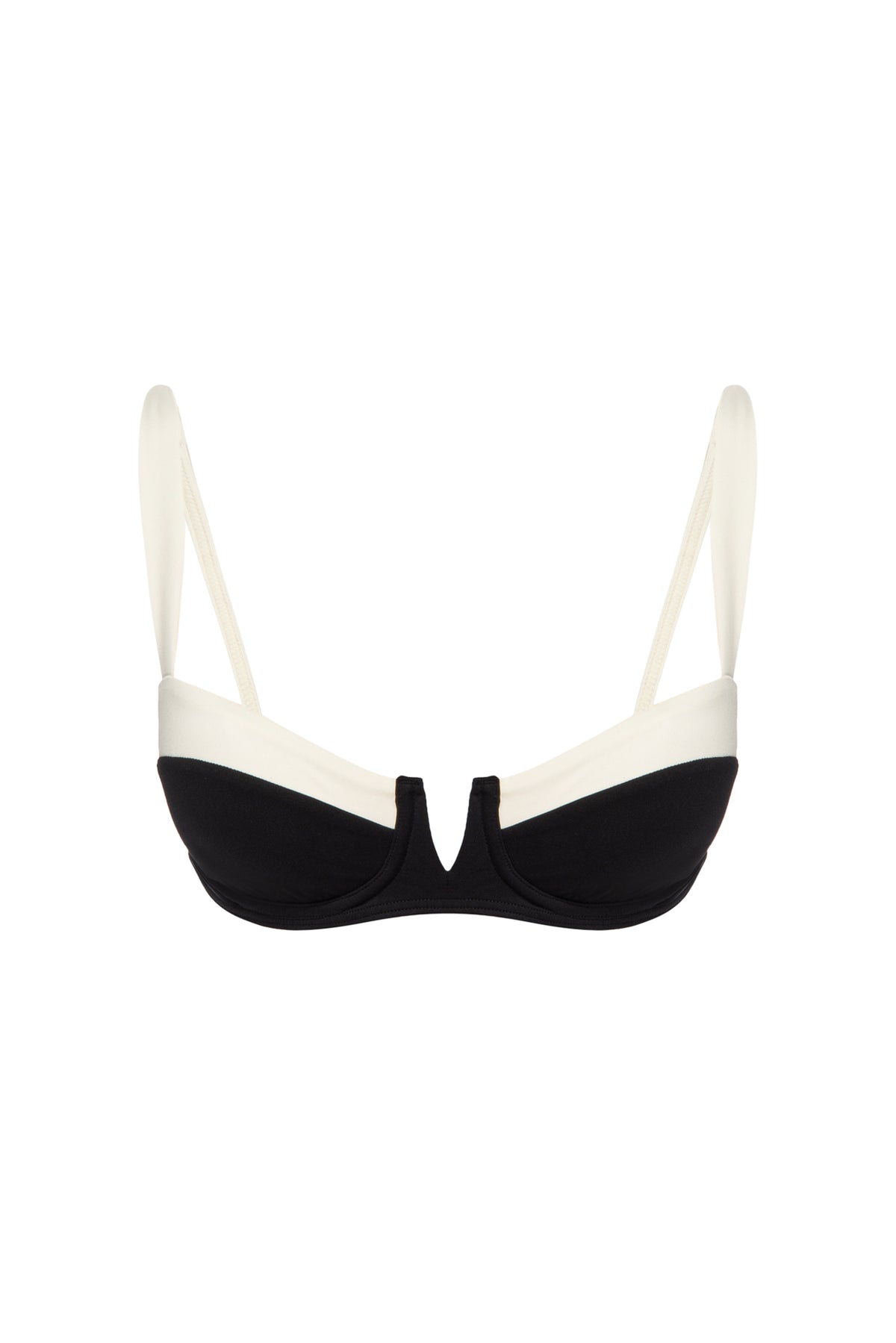 Clovelly Top - Black/Ivory