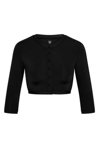 Crete Swim Cardigan - Black