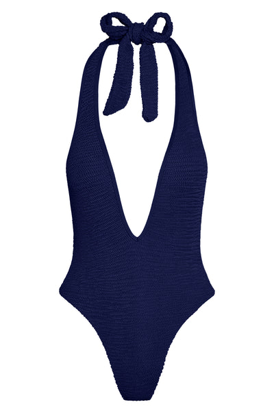 Cyprus One Piece - Midnight Crinkle – Monday Swimwear