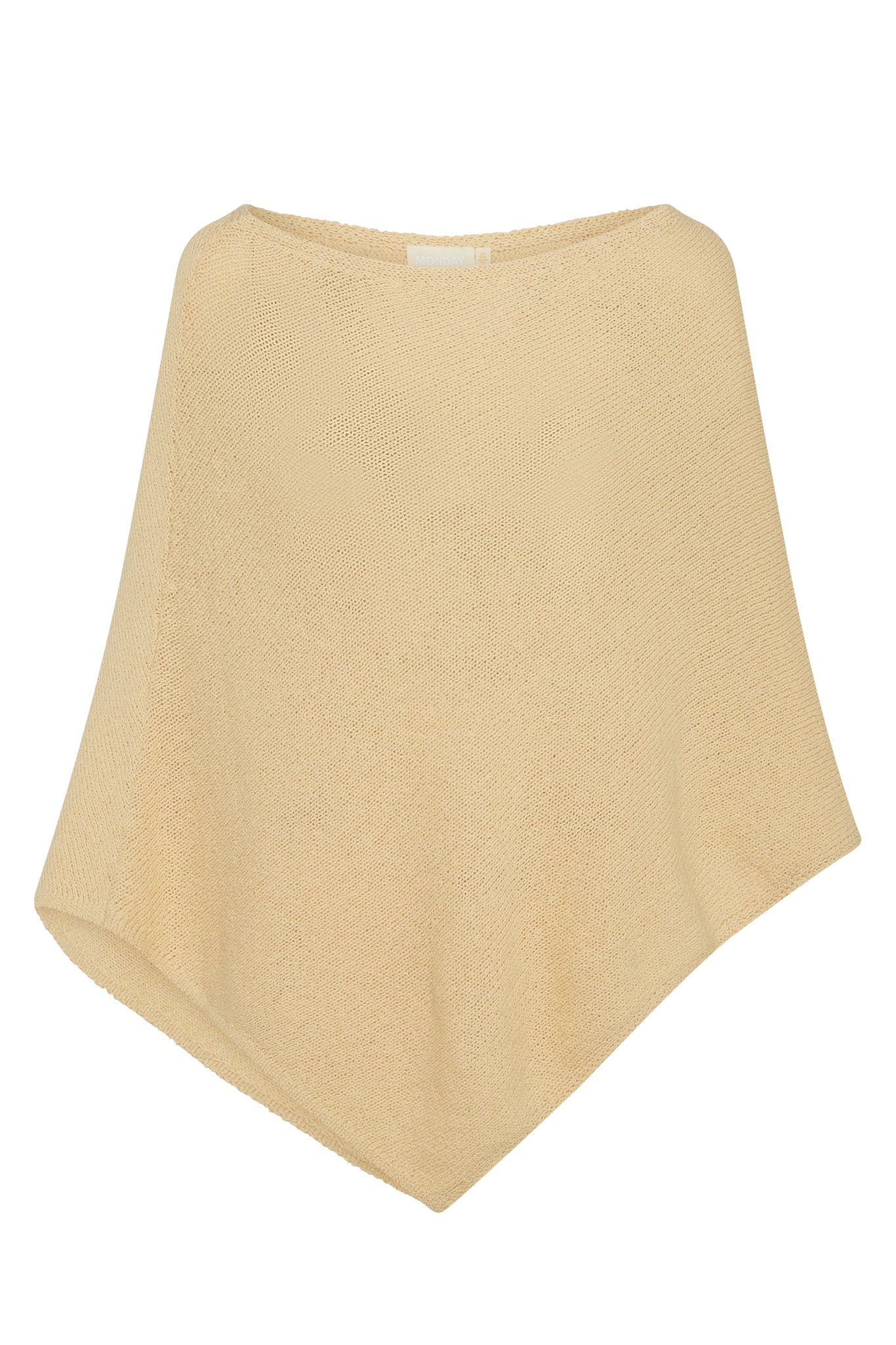 Dominica Poncho Open Knit - Raffia